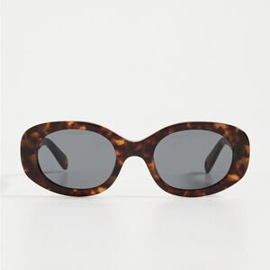 NEVER WORN Elisa Johnson Lyna oval tortoiseshell sunglasses